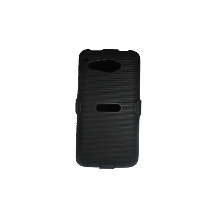 ALCATEL 5035 Clip Combo 3 en 1 Holster + Mica + Paño Limpiador